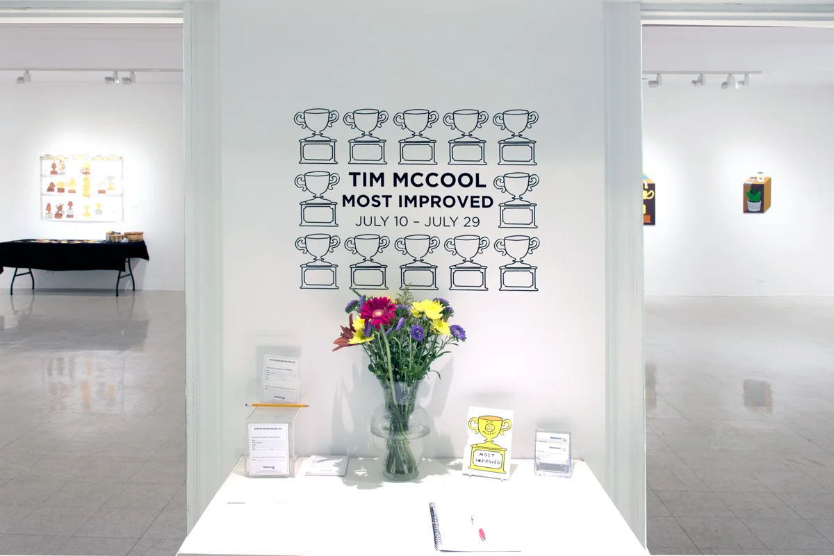 Tim McCool: Most Improved installation view